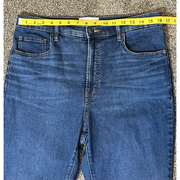 Everlane Women Jeans Size 32 High Rise Skinny Blue Stretch Zipper Pockets - Picture 5 of 12